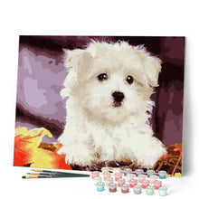 Cargar imagen en el visor de la galería, Pintar Por Números - Perro Pequeño - Figuredart - Animales Perros