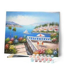 Cargar imagen en el visor de la galería, Pintar Por Números - El Amplio Mar - Figuredart - Barcos Paisajes