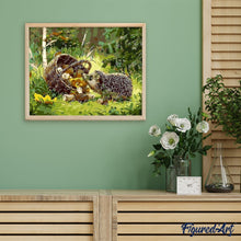 Cargar imagen en el visor de la galería, Pintar Por Números - Erizo En La Hierba - Figuredart - Animales
