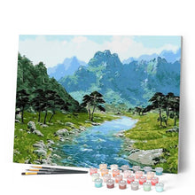 Cargar imagen en el visor de la galería, Pintar Por Números - Montañas - Figuredart - Montañas Paisajes