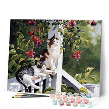 Cargar imagen en el visor de la galería, Pintar Por Números - Gato Dependiente - Figuredart - Animales Gatos