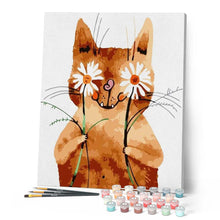 Cargar imagen en el visor de la galería, Pintar Por Números - Gato Cojedor - Figuredart - Animales Gatos