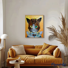 Cargar imagen en el visor de la galería, Pintar Por Números - Ángel De Gato - Figuredart - Animales Gatos