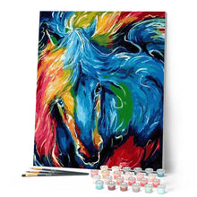 Cargar imagen en el visor de la galería, Pintar Por Números - Caballo De Color - Figuredart - Animales Caballos