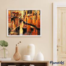 Cargar imagen en el visor de la galería, Pintar Por Números - Venecia Roja - Figuredart - Ciudades