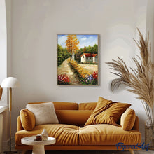 Cargar imagen en el visor de la galería, Pintar Por Números - Carretera De Arce Amarillo - Figuredart - Paisajes