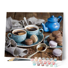 Cargar imagen en el visor de la galería, Pintar Por Números - Té Y Café - Figuredart - Cocina