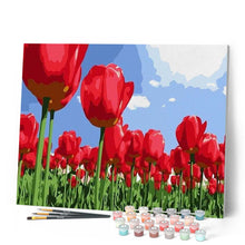 Cargar imagen en el visor de la galería, Pintar Por Números - Varias Rosas - Figuredart - Flores Principiantes