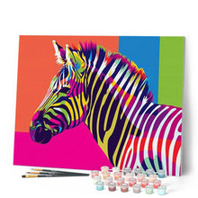 Cargar imagen en el visor de la galería, Cebra pop art