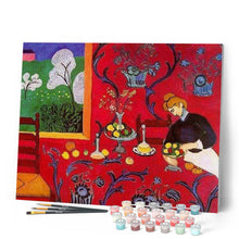 Cargar imagen en el visor de la galería, Pintar Por Números - La Armonía De Color Rojo - Figuredart - Cocina