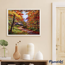 Cargar imagen en el visor de la galería, Pintar Por Números - Salvaje Otoño - Figuredart - Paisajes