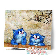 Cargar imagen en el visor de la galería, Pequeños gatos azules