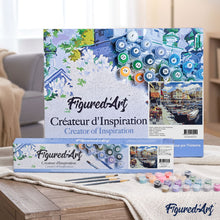 Cargar imagen en el visor de la galería, Pintar Por Números - Embarcaciones En El Puerto - Figuredart - Barcos Paisajes
