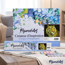Cargar imagen en el visor de la galería, Pintar Por Números - Leopardo Amarillo - Figuredart - Animales