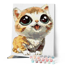 Cargar imagen en el visor de la galería, Pintar Por Números - Gato Dibujo Animado - Figuredart - Animales Gatos