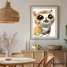 Cargar imagen en el visor de la galería, Pintar Por Números - Gato Dibujo Animado - Figuredart - Animales Gatos