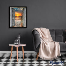Cargar imagen en el visor de la galería, Pintar por números | La puerta cerca del mar | Novedades Paisajes Intermedio | FiguredArt