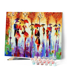 Cargar imagen en el visor de la galería, Pintar Por Números - Bailarines Abstracto - Figuredart - Pintura Abstracta