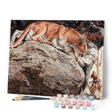 Cargar imagen en el visor de la galería, Pintar Por Números - Leopardo Marrón - Figuredart - Animales