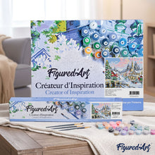 Cargar imagen en el visor de la galería, Pintar Por Números - Nieve De Navidad - Figuredart - Navidad Paisajes