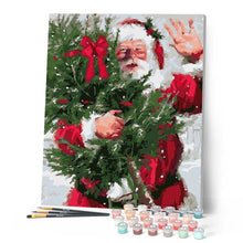 Cargar imagen en el visor de la galería, Pintar Por Números - Santa Claus - Figuredart - Navidad