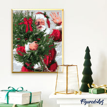 Cargar imagen en el visor de la galería, Pintar Por Números - Santa Claus - Figuredart - Navidad