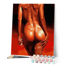 Cargar imagen en el visor de la galería, Pintar Por Números - Culo Rojo - Figuredart - Desnudos