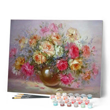 Cargar imagen en el visor de la galería, Pintar Por Números - Nueva Flor Roja 1 - Figuredart - Flores