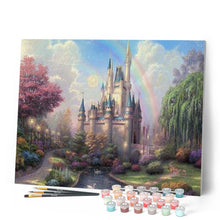 Cargar imagen en el visor de la galería, Pintar Por Números - Villa Bajo El Arco Iris - Figuredart - Paisajes