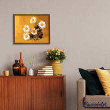 Cargar imagen en el visor de la galería, Pintar Por Números - Cinco Margaritas Abstracta - Figuredart - Flores