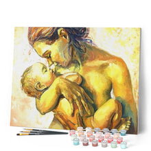 Cargar imagen en el visor de la galería, Pintar Por Números - Madre Desnuda - Figuredart - Desnudos Romanticismo