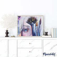 Cargar imagen en el visor de la galería, Pintar Por Números - Cara De Vhica - Figuredart - Retrato