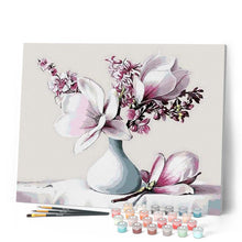 Cargar imagen en el visor de la galería, Pintar Por Números - Magnolia - Figuredart - Flores