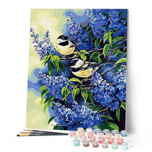Cargar imagen en el visor de la galería, Pintar Por Números - Dos Pájaros 1 - Figuredart - Animales Pájaros