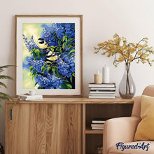 Cargar imagen en el visor de la galería, Pintar Por Números - Dos Pájaros 1 - Figuredart - Animales Pájaros