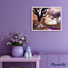 Cargar imagen en el visor de la galería, Pintar Por Números - Paisaje Púrpura - Figuredart - Paisajes