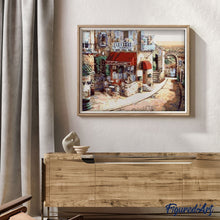 Cargar imagen en el visor de la galería, Pintar Por Números - Tiendas Europeas Carretera Retro - Figuredart - Ciudades