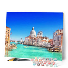Cargar imagen en el visor de la galería, Pintar Por Números - Canal En La Ciudad - Figuredart - Ciudades