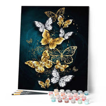 Cargar imagen en el visor de la galería, Pintar por números | Mariposas mágicas | Novedades Animales Mariposas Intermedio | FiguredArt