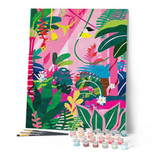 Cargar imagen en el visor de la galería, Pintar por números | Enredaderas | Novedades pintura abstracta Flores Fácil | FiguredArt