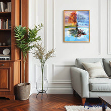 Cargar imagen en el visor de la galería, Pintar Por Números - Árbol De Las Estaciones - Figuredart - Paisajes Árboles