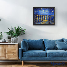 Cargar imagen en el visor de la galería, Pintar Por Números - Rio Bajo Las Estrellas - Figuredart - Paisajes