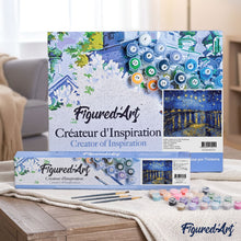 Cargar imagen en el visor de la galería, Pintar Por Números - Rio Bajo Las Estrellas - Figuredart - Paisajes