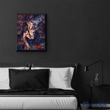 Cargar imagen en el visor de la galería, Pintar por números | Jirafas y flores | Novedades Animales Jirafas Avanzado | FiguredArt