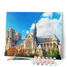 Cargar imagen en el visor de la galería, Pintar Por Números - La Catedral De Notre Dame En París - Figuredart - Ciudades