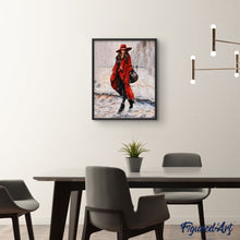Cargar imagen en el visor de la galería, Pintar Por Números - Chaqueta Roja - Figuredart - Romanticismo