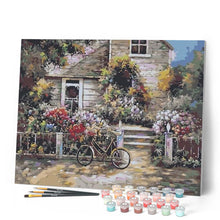 Cargar imagen en el visor de la galería, Pintar Por Números - Puerta De La Bicicleta - Figuredart - Paisajes