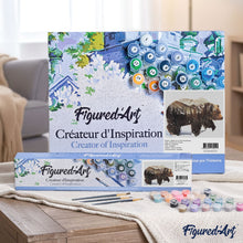 Cargar imagen en el visor de la galería, Pintar Por Números - Oso De La Nieve - Figuredart - Animales Osos
