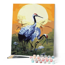 Cargar imagen en el visor de la galería, Pintar Por Números - Grúa Rojo-Coronada - Figuredart - Animales