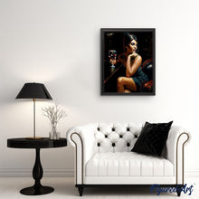 Cargar imagen en el visor de la galería, Pintar Por Números - Chica De Estilo De América Del Sur - Figuredart - Romanticismo